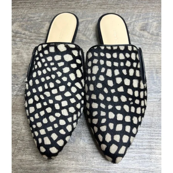 JENNI KAYNE Ponyhair Animal Print Mules - Picture 2 of 8